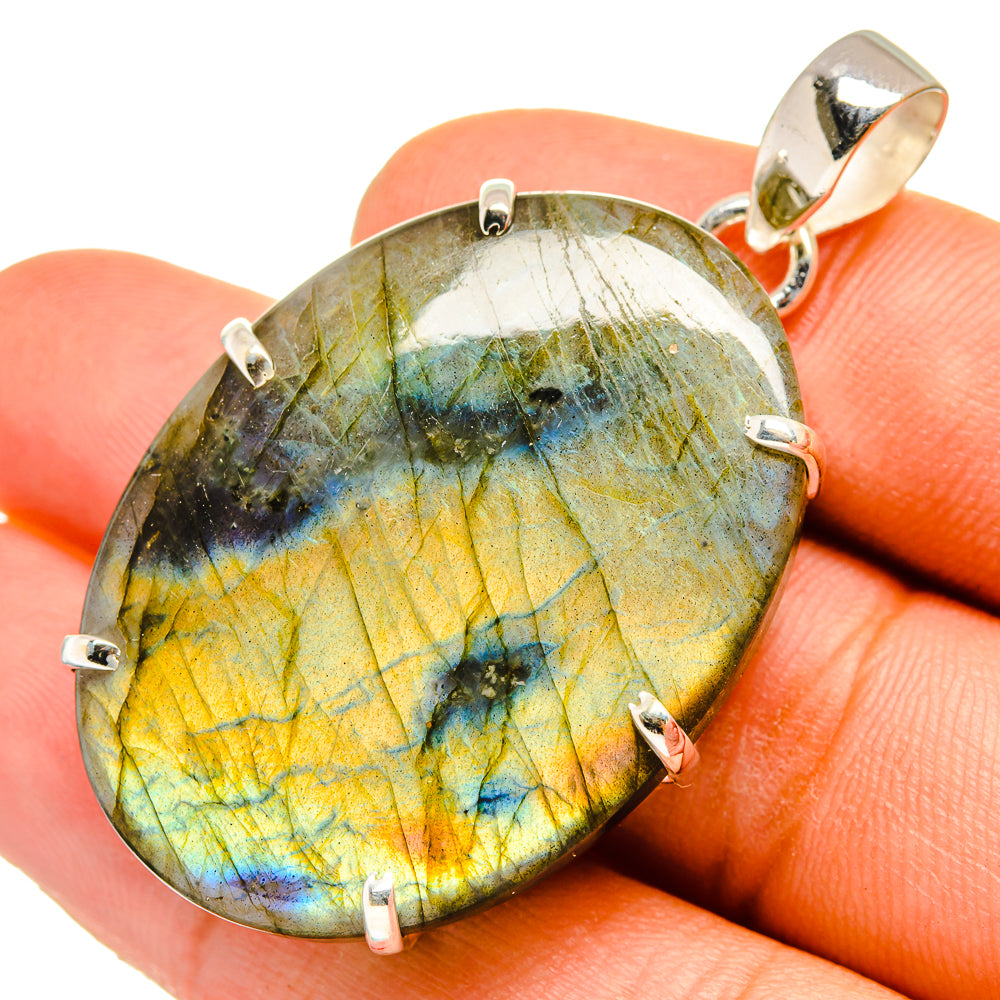 Labradorite Pendants handcrafted by Ana Silver Co - PD9666