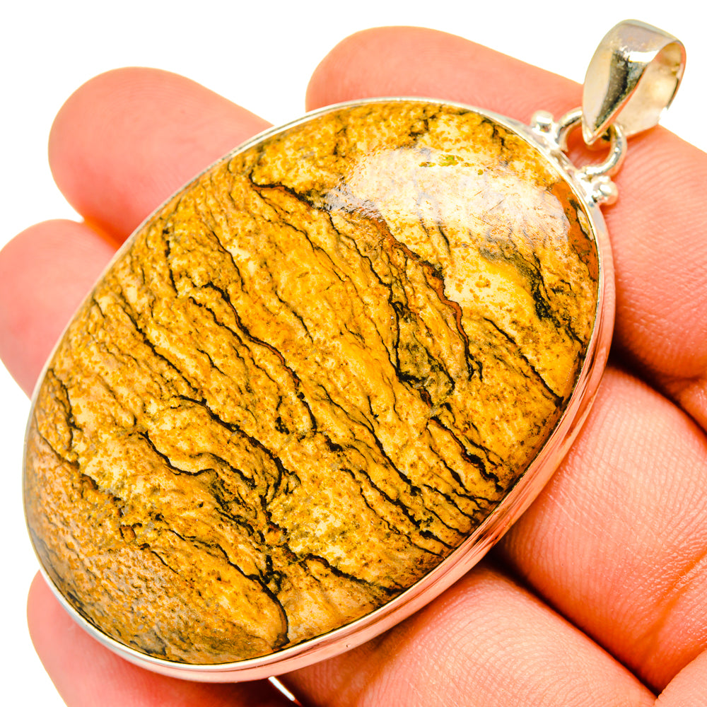 Picture Jasper Pendants handcrafted by Ana Silver Co - PD9685