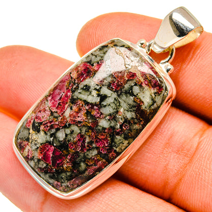 Russian Eudialyte Pendants handcrafted by Ana Silver Co - PD9689