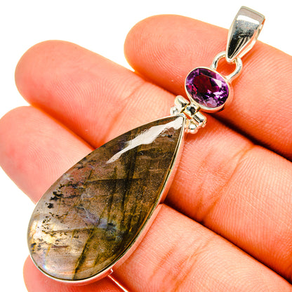 Labradorite Pendants handcrafted by Ana Silver Co - PD9698