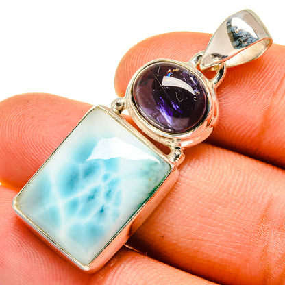 Larimar Pendants handcrafted by Ana Silver Co - PD9701