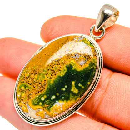 Ocean Jasper Pendants handcrafted by Ana Silver Co - PD9712