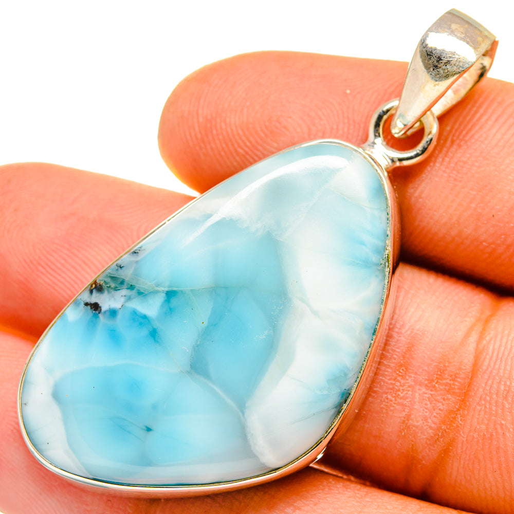 Larimar Pendants handcrafted by Ana Silver Co - PD9713