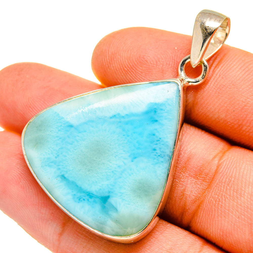 Larimar Pendants handcrafted by Ana Silver Co - PD9715