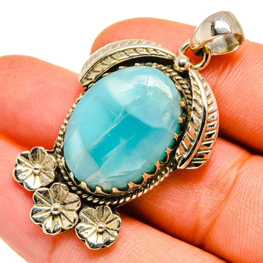 Larimar Pendants handcrafted by Ana Silver Co - PD9716