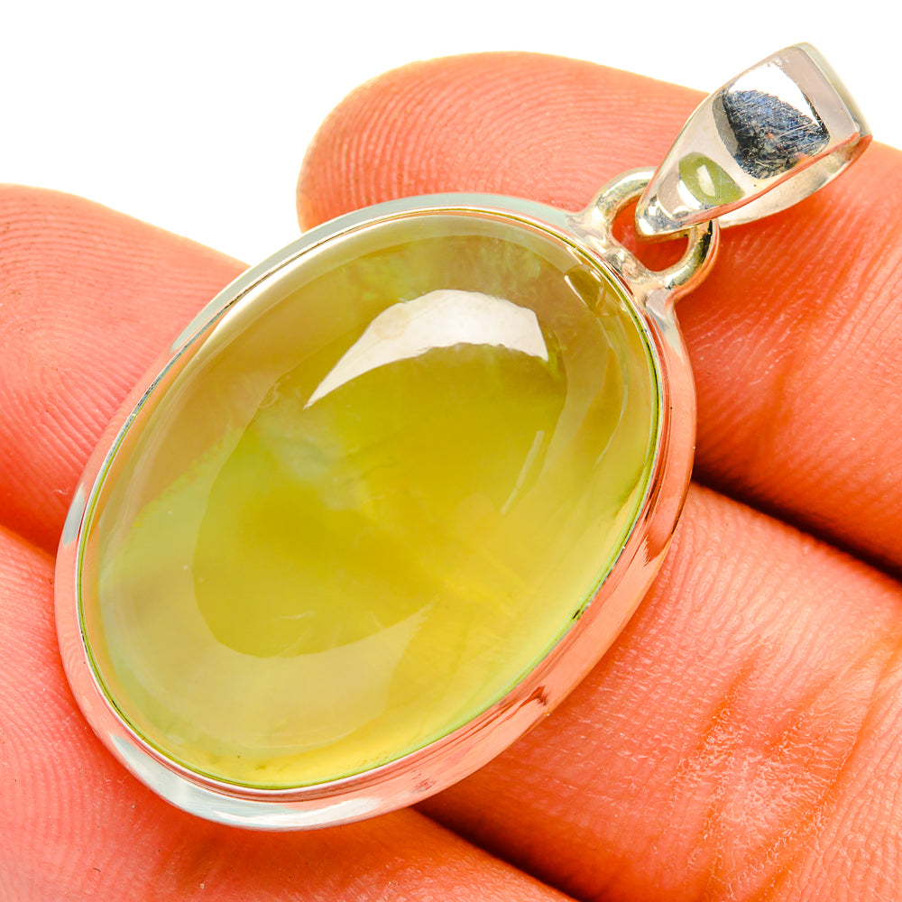 Prehnite Pendants handcrafted by Ana Silver Co - PD9719