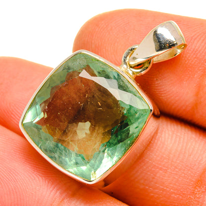 Green Fluorite Pendants handcrafted by Ana Silver Co - PD9726