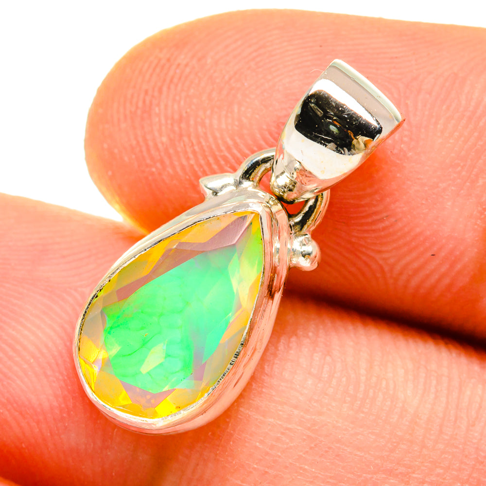 Ethiopian Opal Pendants handcrafted by Ana Silver Co - PD9732