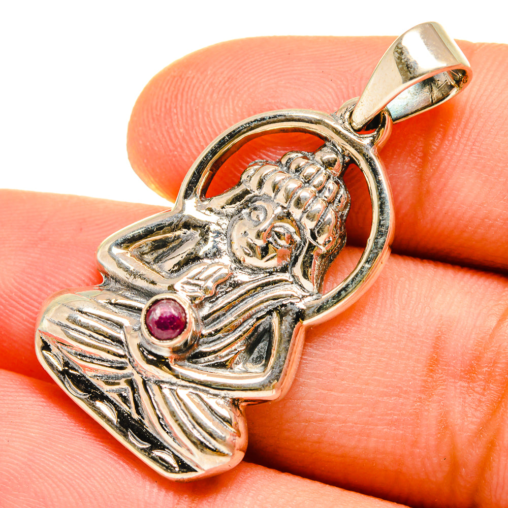 Pink Tourmaline Pendants handcrafted by Ana Silver Co - PD9734