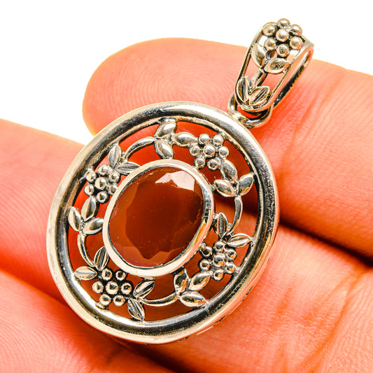 Red Onyx Pendants handcrafted by Ana Silver Co - PD9735