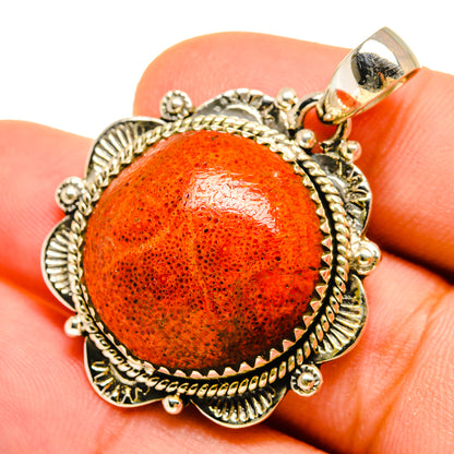 Sponge Coral Pendants handcrafted by Ana Silver Co - PD9736