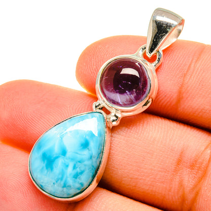 Larimar Pendants handcrafted by Ana Silver Co - PD9737