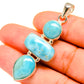 Larimar Pendants handcrafted by Ana Silver Co - PD9739