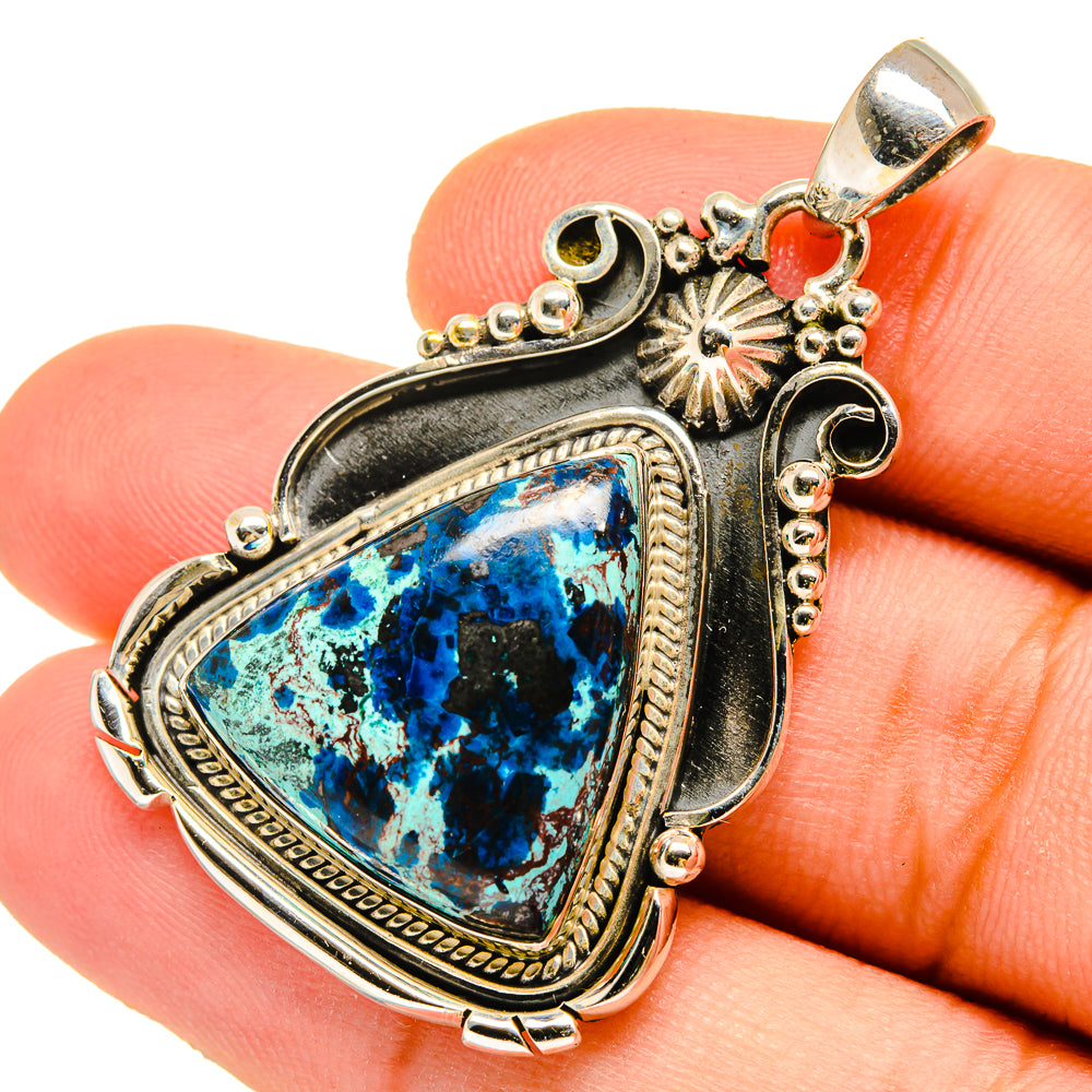 Shattuckite Pendants handcrafted by Ana Silver Co - PD9741