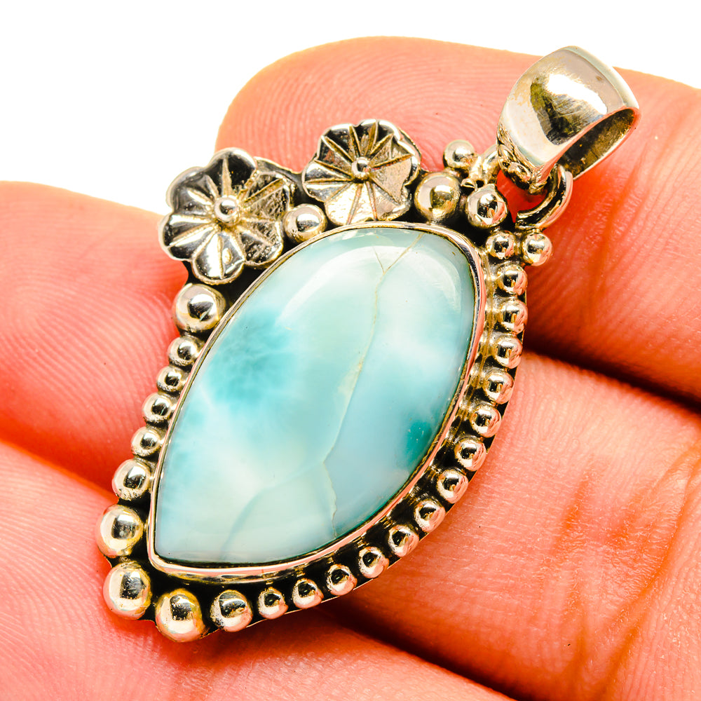 Larimar Pendants handcrafted by Ana Silver Co - PD9742