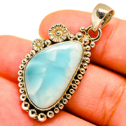 Larimar Pendants handcrafted by Ana Silver Co - PD9743