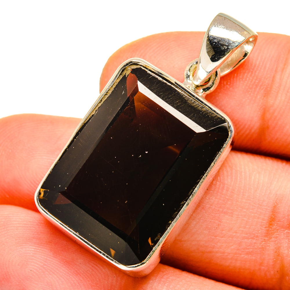 Smoky Quartz Pendants handcrafted by Ana Silver Co - PD9747