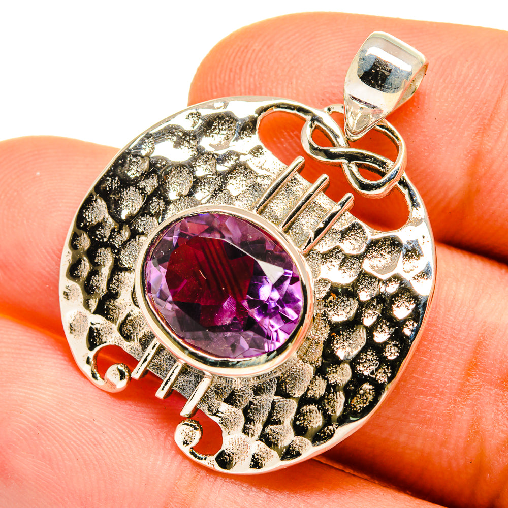 Amethyst Pendants handcrafted by Ana Silver Co - PD9752