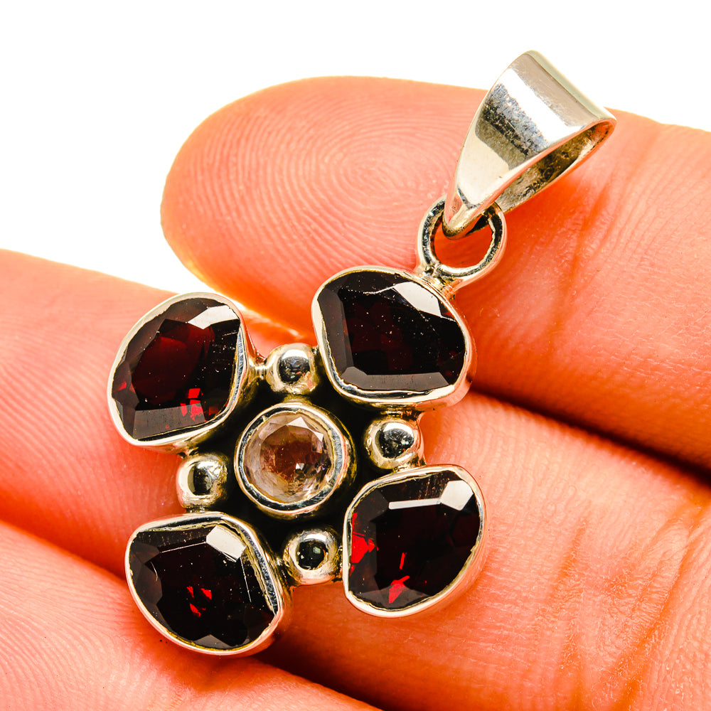 Garnet Pendants handcrafted by Ana Silver Co - PD9756