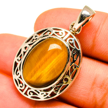 Tiger Eye Pendants handcrafted by Ana Silver Co - PD9767