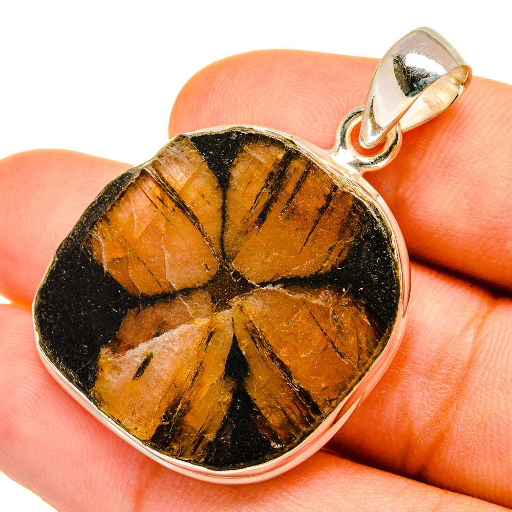 Chiastolite Pendants handcrafted by Ana Silver Co - PD9769