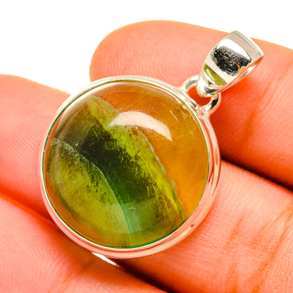 Green Fluorite Pendants handcrafted by Ana Silver Co - PD9770