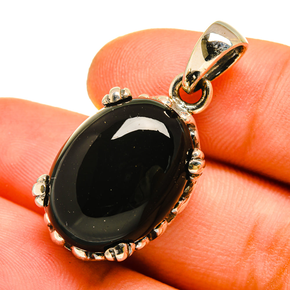 Black Onyx Pendants handcrafted by Ana Silver Co - PD9774