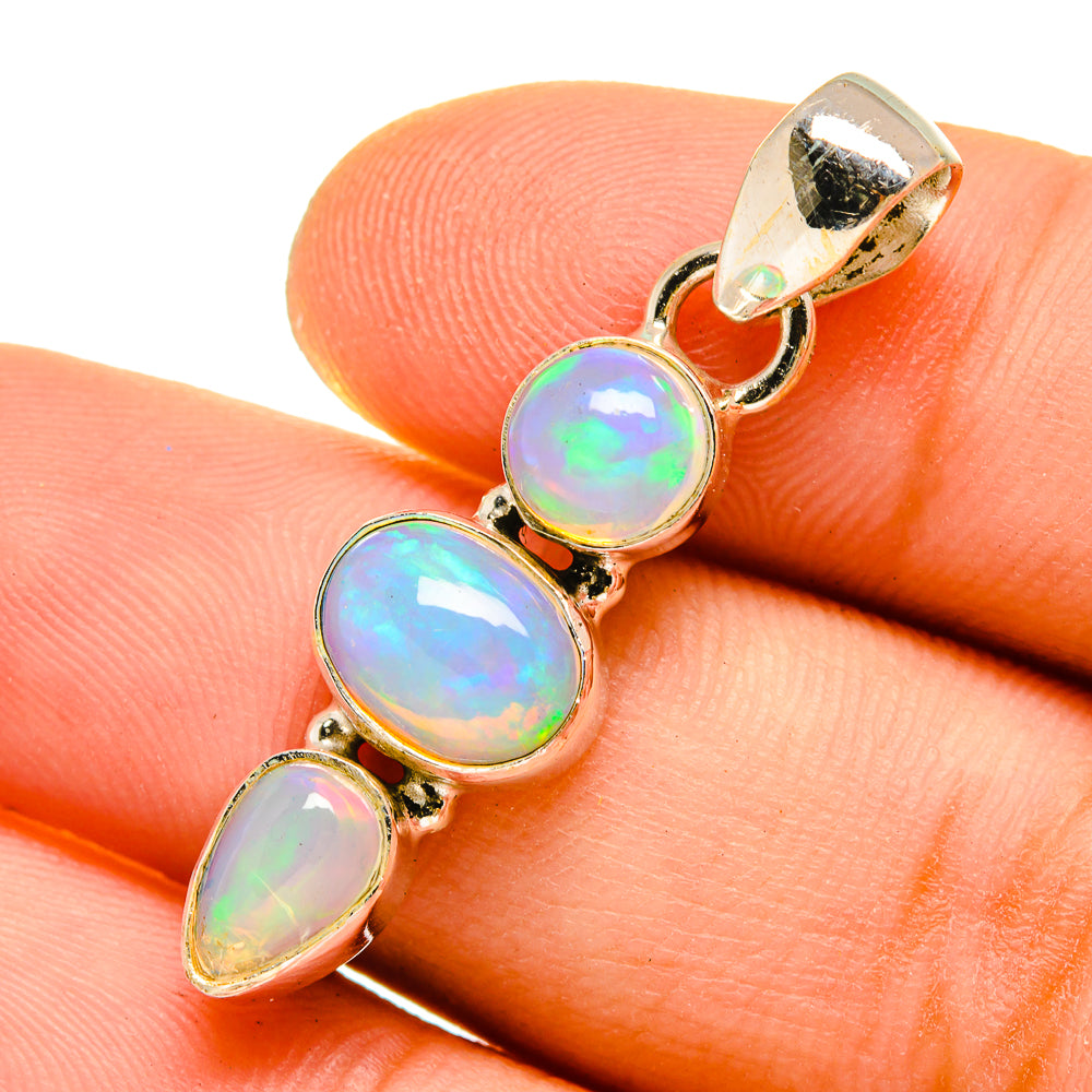 Ethiopian Opal Pendants handcrafted by Ana Silver Co - PD9777