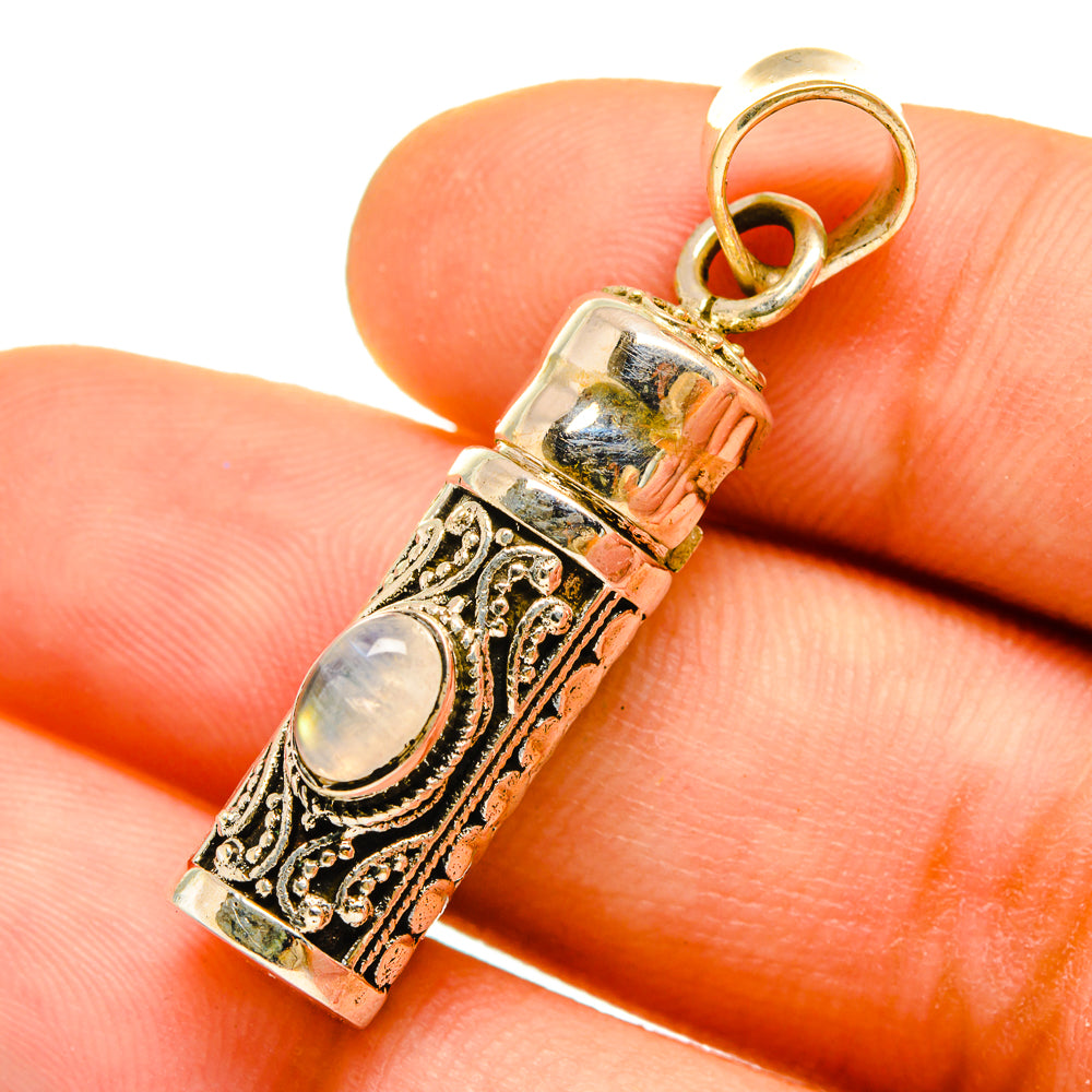 Rainbow Moonstone Pendants handcrafted by Ana Silver Co - PD9778