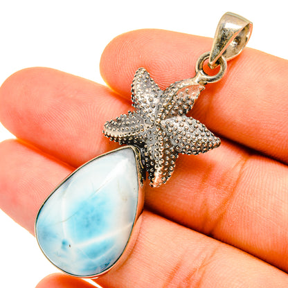 Larimar Pendants handcrafted by Ana Silver Co - PD9783