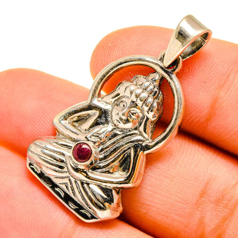 Ruby Pendants handcrafted by Ana Silver Co - PD9792