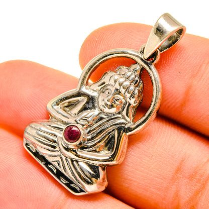 Ruby Pendants handcrafted by Ana Silver Co - PD9792