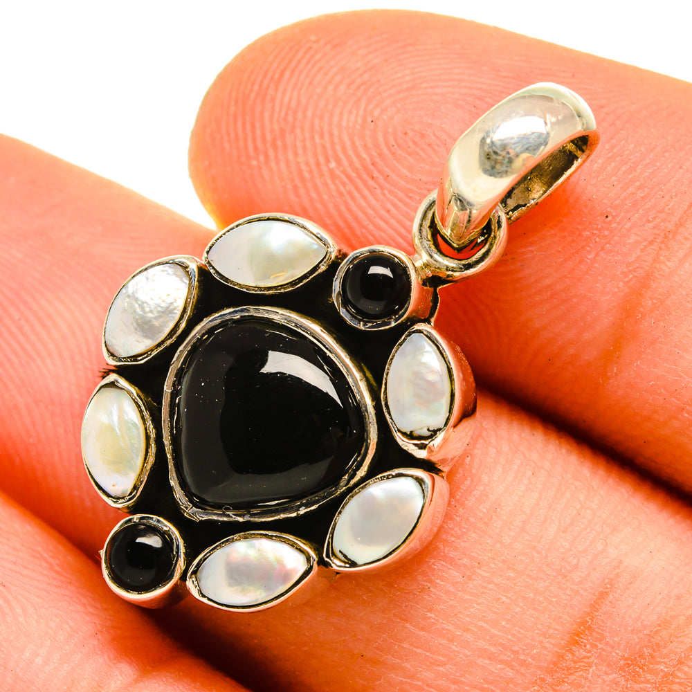 Black Onyx Pendants handcrafted by Ana Silver Co - PD9793