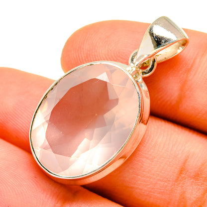 Rose Quartz Pendants handcrafted by Ana Silver Co - PD9799