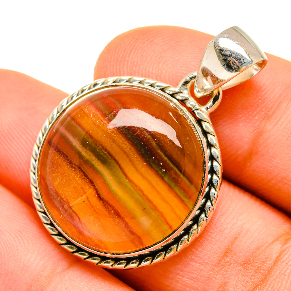 Fluorite Pendants handcrafted by Ana Silver Co - PD9801