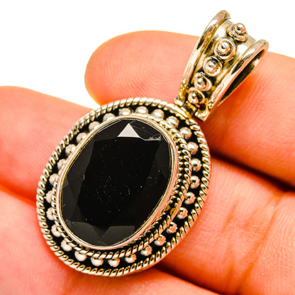 Black Onyx Pendants handcrafted by Ana Silver Co - PD9803
