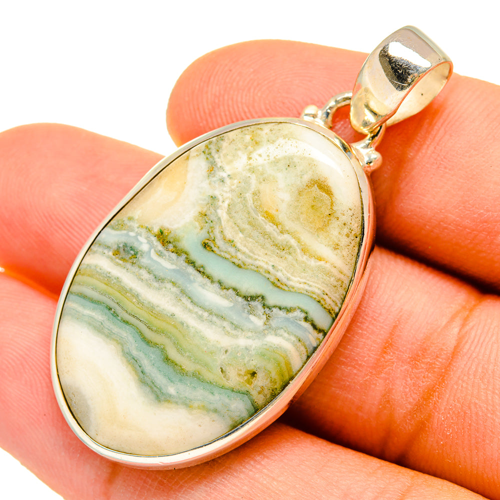 Ocean Jasper Pendants handcrafted by Ana Silver Co - PD9809