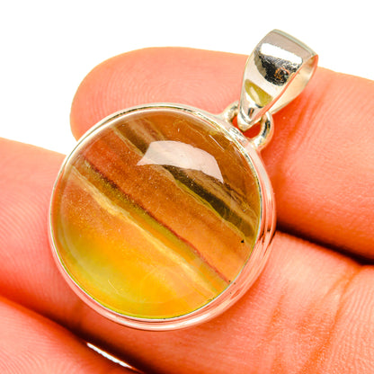 Green Fluorite Pendants handcrafted by Ana Silver Co - PD9810