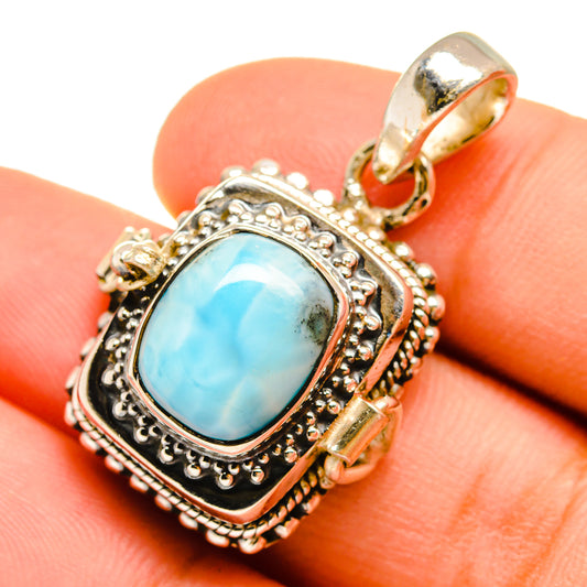 Larimar Pendants handcrafted by Ana Silver Co - PD9829