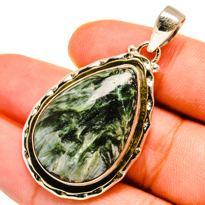 Seraphinite Pendants handcrafted by Ana Silver Co - PD9832