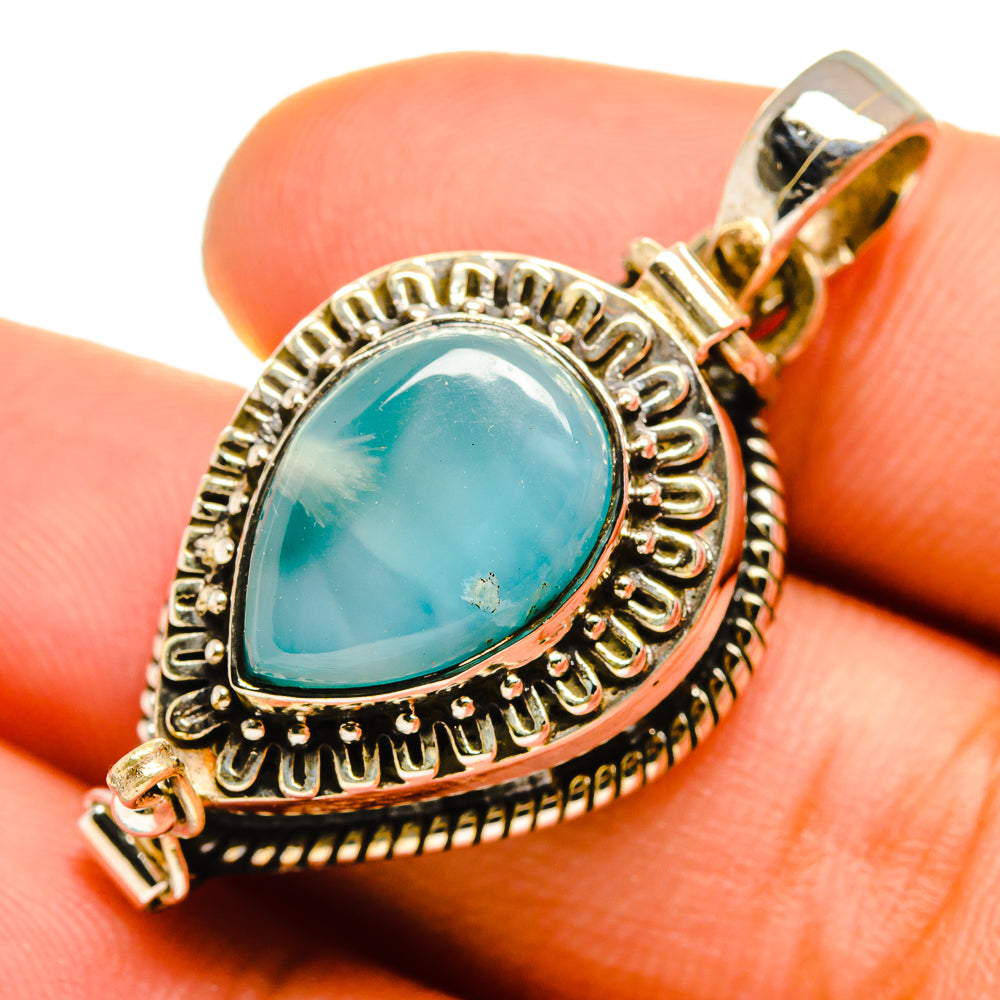 Larimar Pendants handcrafted by Ana Silver Co - PD9847