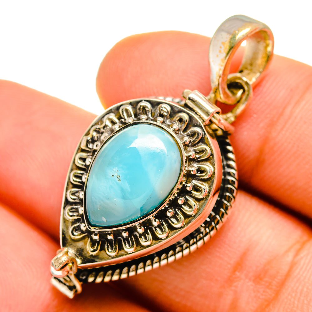 Larimar Pendants handcrafted by Ana Silver Co - PD9848
