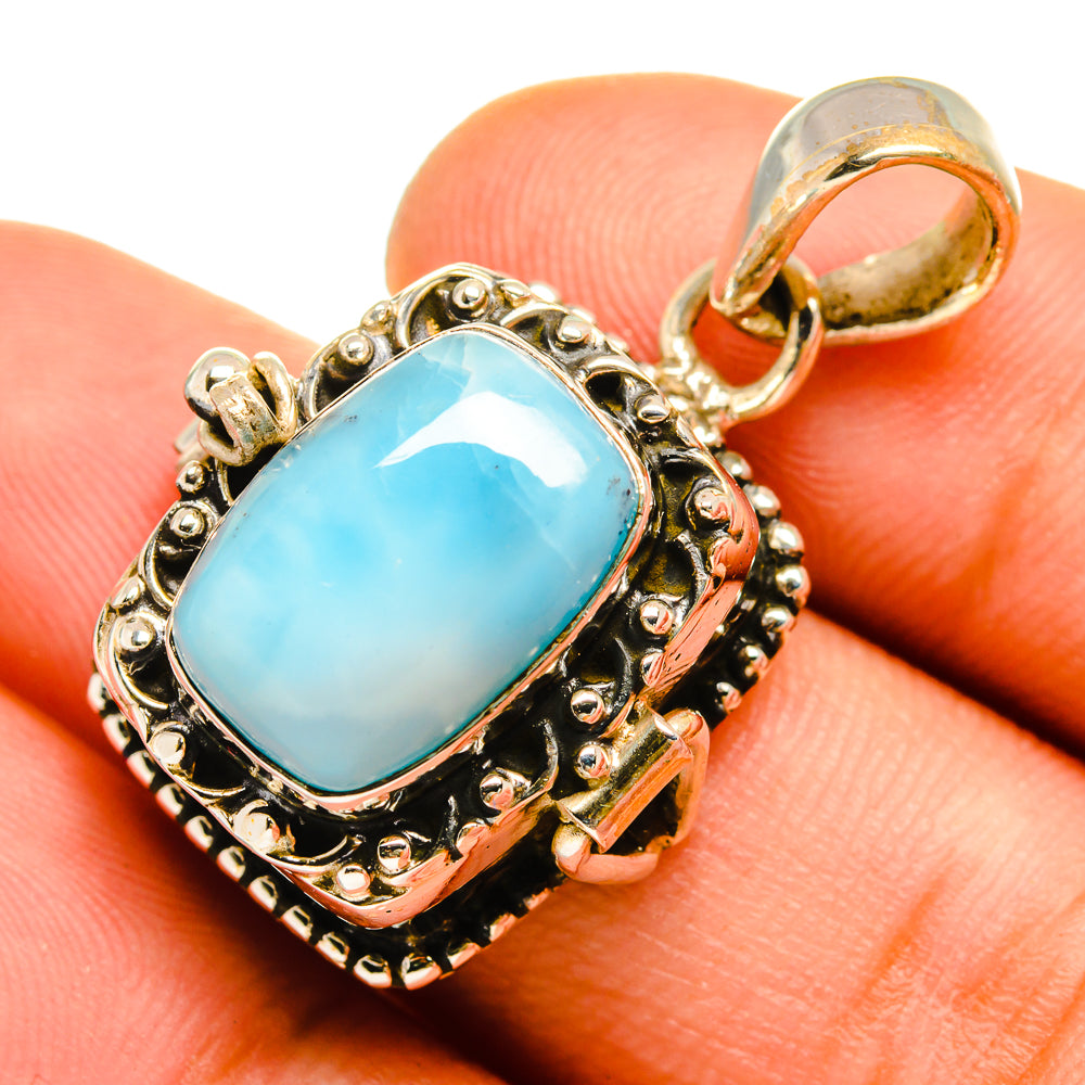 Larimar Pendants handcrafted by Ana Silver Co - PD9850
