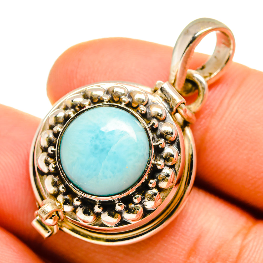 Larimar Pendants handcrafted by Ana Silver Co - PD9855