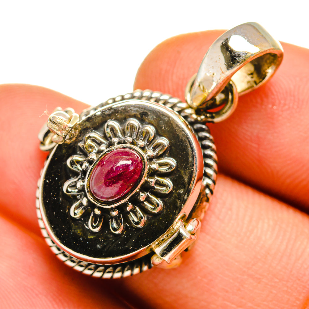 Pink Tourmaline Pendants handcrafted by Ana Silver Co - PD9861
