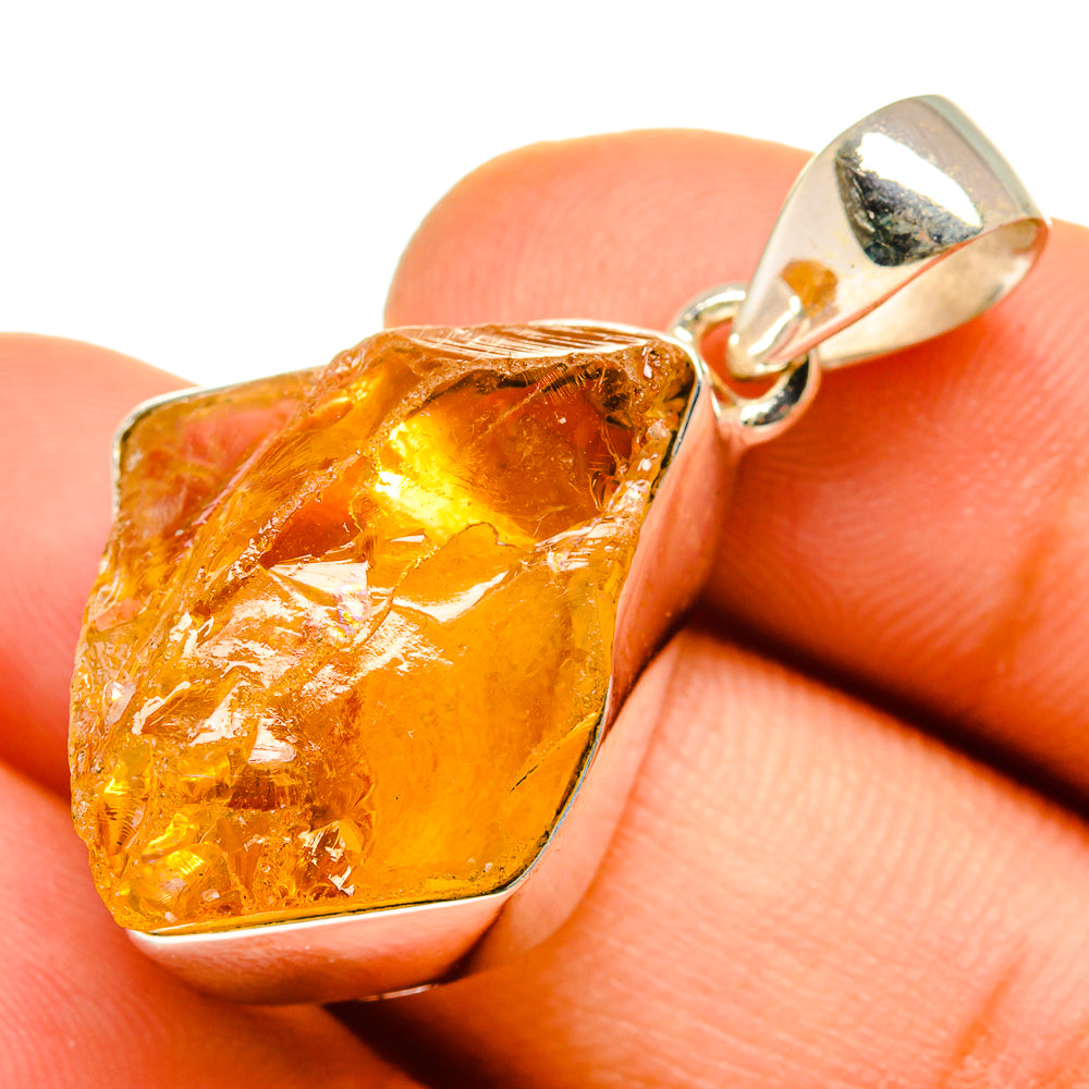 Citrine Pendants handcrafted by Ana Silver Co - PD9885