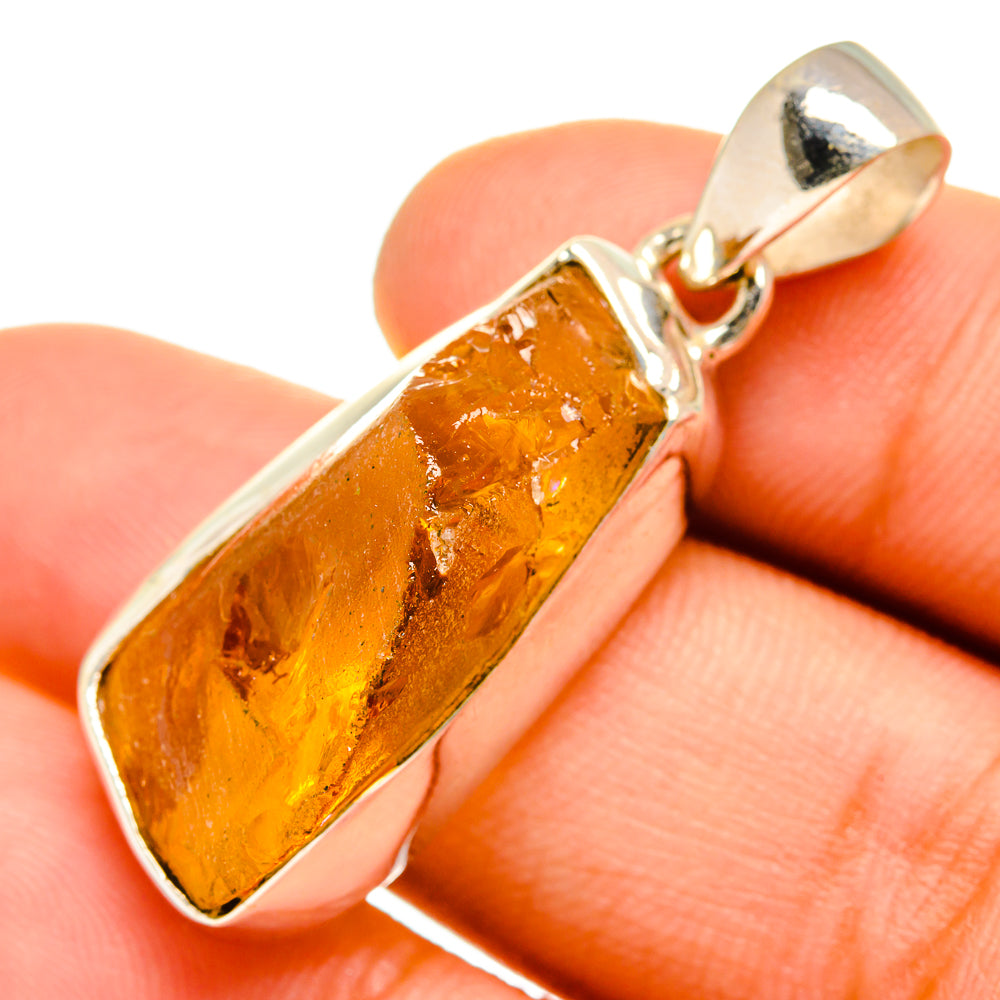 Citrine Pendants handcrafted by Ana Silver Co - PD9886