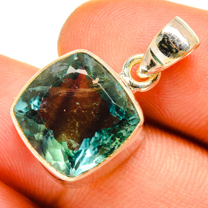 Green Fluorite Pendants handcrafted by Ana Silver Co - PD9892