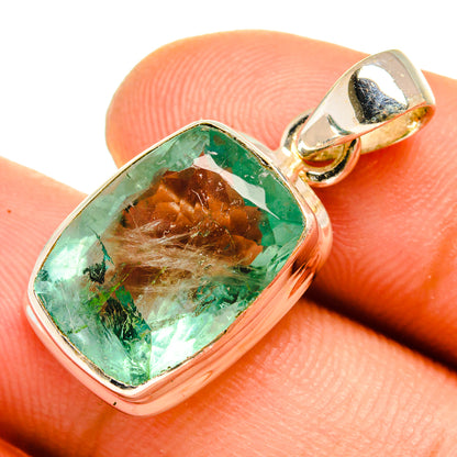 Green Fluorite Pendants handcrafted by Ana Silver Co - PD9896