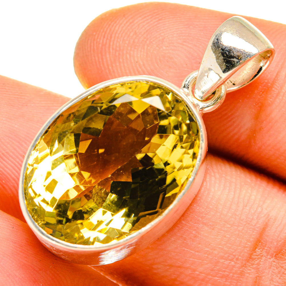 Citrine Pendants handcrafted by Ana Silver Co - PD9899